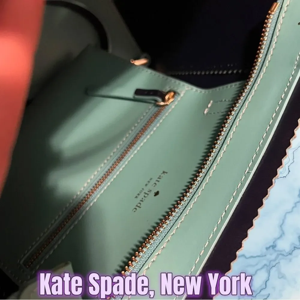Preowned Kate Spade New York Ivy Drive Loryn Small Tote – Turquoise Blue
